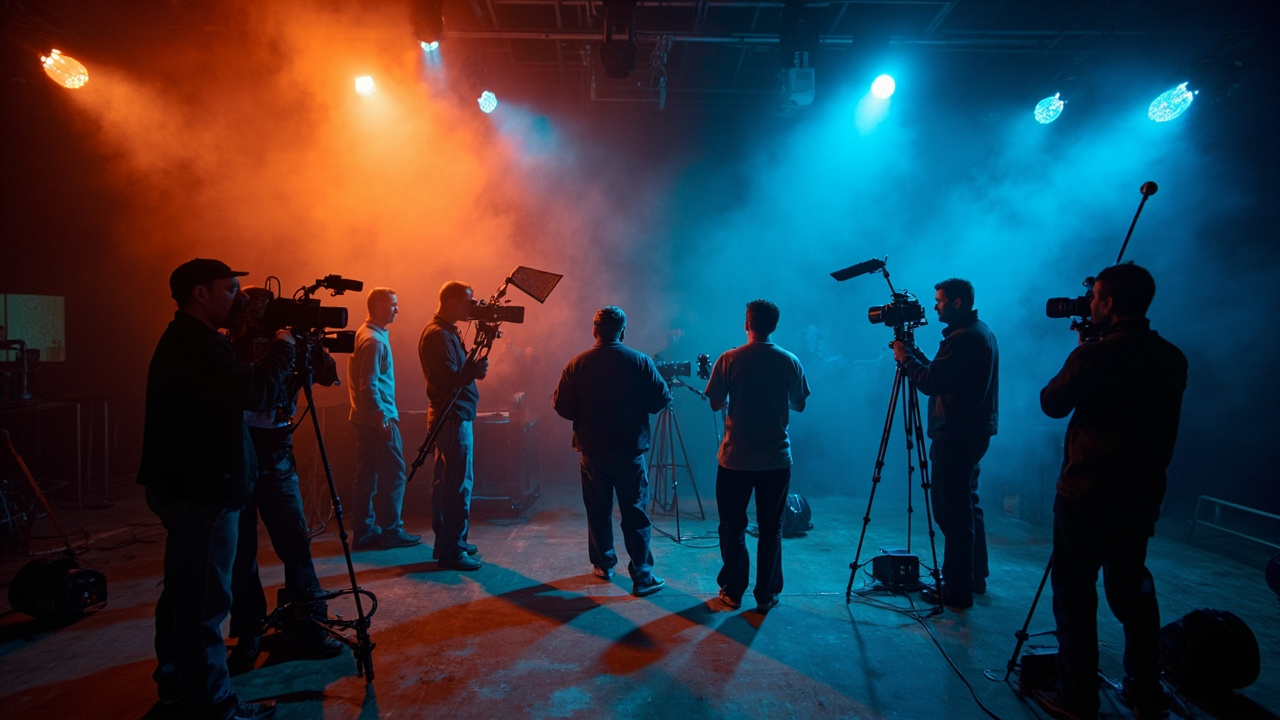 Cricket analysts reviewing match data in an editorial studio